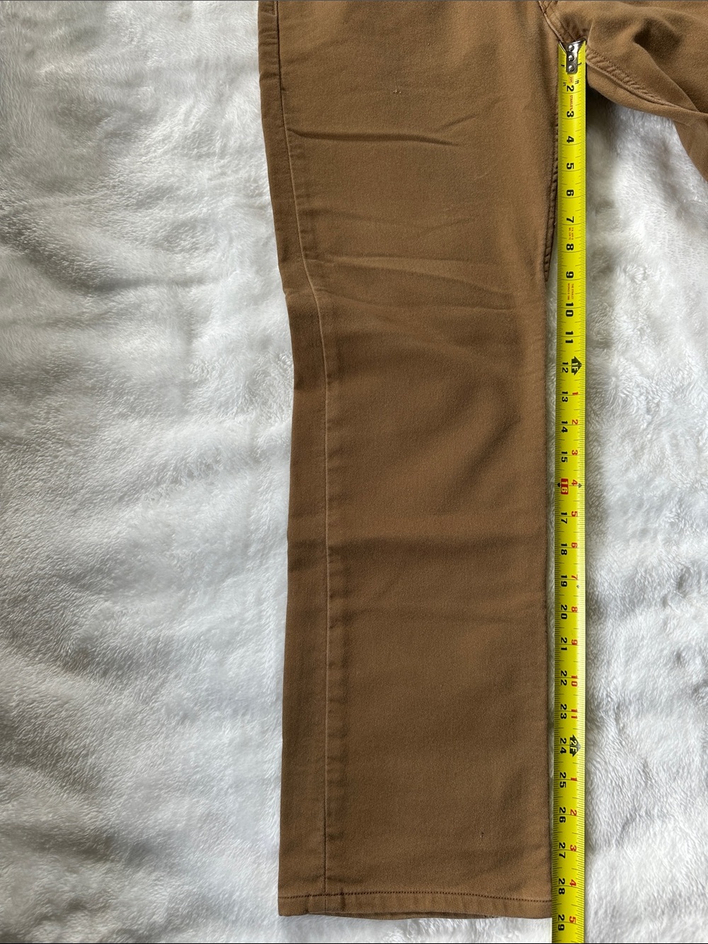LEVI’S 513 MensTan Straight-Leg Canvas Chinos with Stretch 36x29 Trusted Brand - Picture 17 of 17